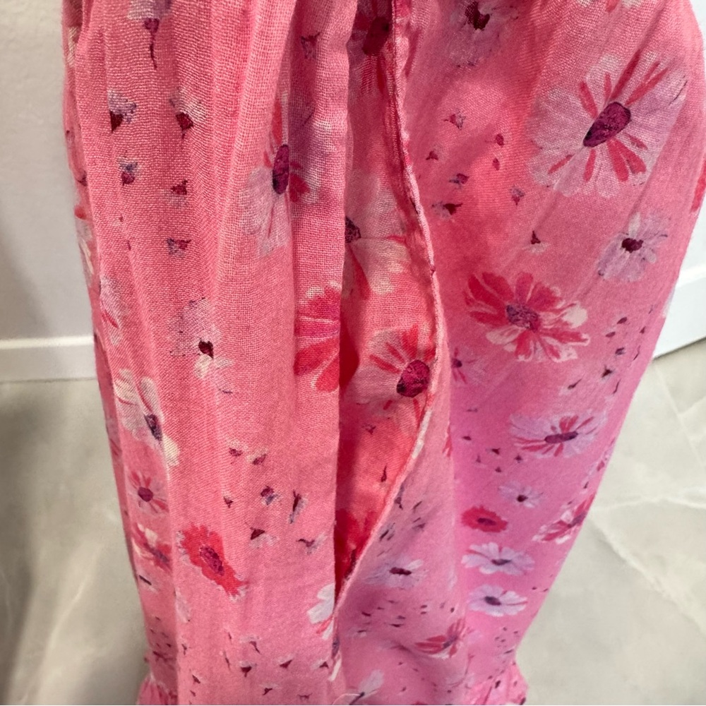 LoveShackFancy Pink Tiered Ruffled Maxi Skirt - Picture 10 of 13